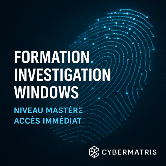 Investigation Numérique Windows – Niveau Mastère